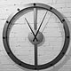 Заказать Большие часы лофт 1 метр "Raam-2 S". koduKuus /часы и декор из металла/. Ярмарка Мастеров. . Часы классические Фото №3