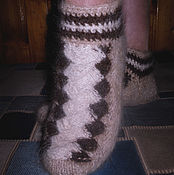 Аксессуары handmade. Livemaster - original item Women`s knitted slippers Enterlac. Handmade.