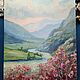 Oil painting 'Mountain Altai, maralnik blooming', ,60-45cm. Pictures. Zhanne Shepetova. Online shopping on My Livemaster.  Фото №2