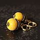'Lemons' earrings lampwork. Earrings. Mazarine_Blue_Jewelry. Online shopping on My Livemaster.  Фото №2