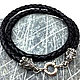 Order Choker, cord 'Wolves' braided leather 6 mm,. Urbanstyle. Livemaster. . Chokers Фото №3