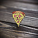 Wooden icon Jake-pizza, Badge, Moscow,  Фото №1