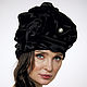 Black silk organza turban with a bead Pearl. Caps. TURBAN SVS. My Livemaster. Фото №5