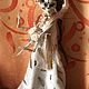 Кукла скелет Санта Муэрте невеста. Шарнирная кукла. Vran & Morana. Ярмарка Мастеров.  Фото №4