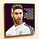 Painting Poster Pop Art Sergio Ramos Real Madrid, Fine art photographs, Moscow,  Фото №1