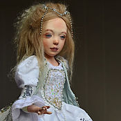 Интерьерная кукла ручной работы "Оливия"