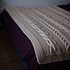 Order Knitted plaid Honey pleasure. Ira Pugach (pompon). Livemaster. . Blankets Фото №3