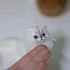 Заказать Белая кошка, миниатюра из шерсти. Войлочные зверики Людмилы Демидович. Ярмарка Мастеров. . Войлочная игрушка Фото №3