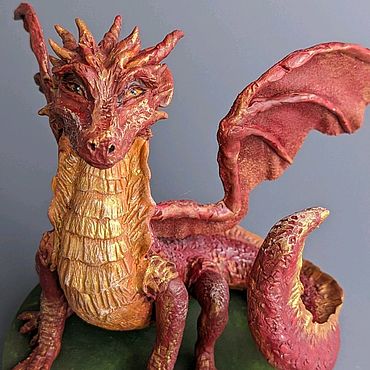 Куклы и игрушки ручной работы. Ярмарка Мастеров - ручная работа Красный дракон. Handmade.