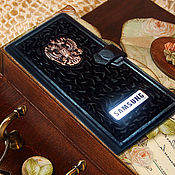 Сумки и аксессуары handmade. Livemaster - original item Case-book on the phone leather. Handmade.