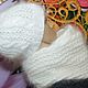'Tenderness' set knitted of goat down scarf Snood and hat down. Headwear Sets. KOZAmoDA (kozamoda) (kozamoda). My Livemaster. Фото №5