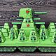 KV-44 tank toy made of wood. Machines and robots. Wooden crafts handmade. My Livemaster. Фото №4
