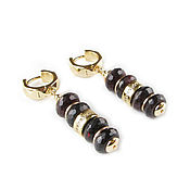 Украшения handmade. Livemaster - original item Garnet Earrings, Natural Garnet earrings, Earrings gift. Handmade.