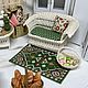 Mini dollhouse basket and 24 Easter eggs miniature, Dishes for dolls, Moscow,  Фото №1