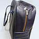 Copy of Large Travel Sports Fitness Black Leather Bag. Travel bag. Modistka Ket - Lollypie. Ярмарка Мастеров.  Фото №4