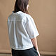 Women's Shortened City Shirt. Shirts. vitafabrics. Online shopping on My Livemaster.  Фото №2