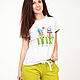 T-shirt RS Rabbit and carrots. T-shirts. Russian style (russiandivo). Online shopping on My Livemaster.  Фото №2