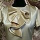 Blouse of satin. Blouse with ruches, Blouses, Klin,  Фото №1
