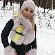 Меховой шарф , шапка, митенки  «Каприз», Шапки, Санкт-Петербург,  Фото №1