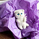 Order Miniature Cat baby brooch. handmade toys by Mari (handmademari). Livemaster. . Brooches Фото №3