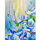 Painting anemone flowers 'Anemones - anemones', Pictures, Rostov-on-Don,  Фото №1
