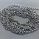 Chain with weaving Rolo art. 7-10, gunmetal, Chains, Vladivostok,  Фото №1