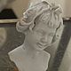 Винтаж: Бюст Capodimonte фарфор 7.5 см, картина масло. Предметы интерьера винтажные. сКЛАДъ. Ярмарка Мастеров.  Фото №8