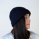 Шапочка-бини. Шапки. Nataly-knit4you. Ярмарка Мастеров.  Фото №4