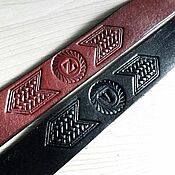 Украшения handmade. Livemaster - original item Men`s bracelet letter Z any initial genuine leather. Handmade.