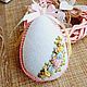 Пасхальное яйцо сувенир из фетра с вышивкой. Пасхальные яйца. Мастерская авторских подарков Нинель. Ярмарка Мастеров.  Фото №4