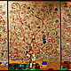 Pintura de bronce modular con esmalte de árbol de La vida. Gustav Klimt. Pictures. Irina Bast. Artist with cat (irina-bast). Интернет-магазин Ярмарка Мастеров.  Фото №2