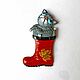 Cat brooch 'Puss in a boot'. Brooches. ETNOMIR (ethnomir). My Livemaster. Фото №5