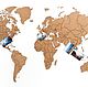 Пазл «Карта мира» BASE 100х60 см, Скульптуры, Москва,  Фото №1