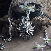 Украшения handmade. Livemaster - original item Pendant Phoenix. The Medallion Of The Witcher. The Witcher silver silver. Handmade.