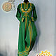 Linen Dress Golden Magura. Folk dresses. Fehustyle Northern Gods Magic (slavartel). Online shopping on My Livemaster.  Фото №2