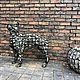 Скульптура фигура из проволоки животные Кот, Фигуры садовые, Москва,  Фото №1