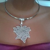Украшения handmade. Livemaster - original item A choker with pendant. Handmade.