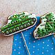 Gingerbread KV-44 tanks. Gingerbread Cookies Set. cookiezanna. Online shopping on My Livemaster.  Фото №2
