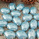 Pearl rhinestones oval 13h18 mm 'Light Turquoise'. Rhinestones. Crystal Sky Hrustalnoe Nebo. Интернет-магазин Ярмарка Мастеров.  Фото №2