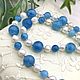 Beads / necklace natural aquamarine and pearls. Beads2. naturalkavni. My Livemaster. Фото №6