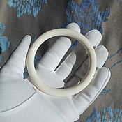 Винтаж handmade. Livemaster - original item Bracelet Smooth #1 Ivory.. Handmade.