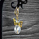 Guardian angel classic earrings with faceted crystal. Earrings. Klondike-plus. Online shopping on My Livemaster.  Фото №2