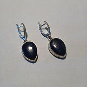 Украшения handmade. Livemaster - original item Earrings classic: LAPIS LAZULI, silvering.. Handmade.