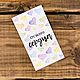Бирка/открытка «От всего сердца» #25, Этикетки, Москва,  Фото №1