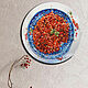 Red currant. Round oil painting. Still life. Pictures. Siberian decor. My Livemaster. Фото №4