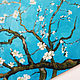 Order  An almonds in bloom, it based on painting of Van Gog. Belasla. Livemaster. . Pictures Фото №3