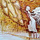 Картина маслом ангел с крыльями и лев "Навстречу  весне...", Картины, Астрахань,  Фото №1