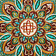 Order 'Garnet ' Oriental wall plate stained glass bronze copper. Vitreous Wood***Tatiana***. Livemaster. . Plates Фото №3