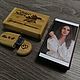 Wooden flash drive with engraving in a box, Flash drives, Barnaul,  Фото №1