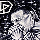 Джинсовая куртка с ручной росписью "Linkin Park". Куртки. Jam Art Studio (Юлия). Интернет-магазин Ярмарка Мастеров.  Фото №2
